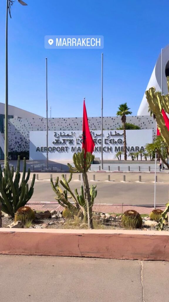 Marrakech airport, Morocco